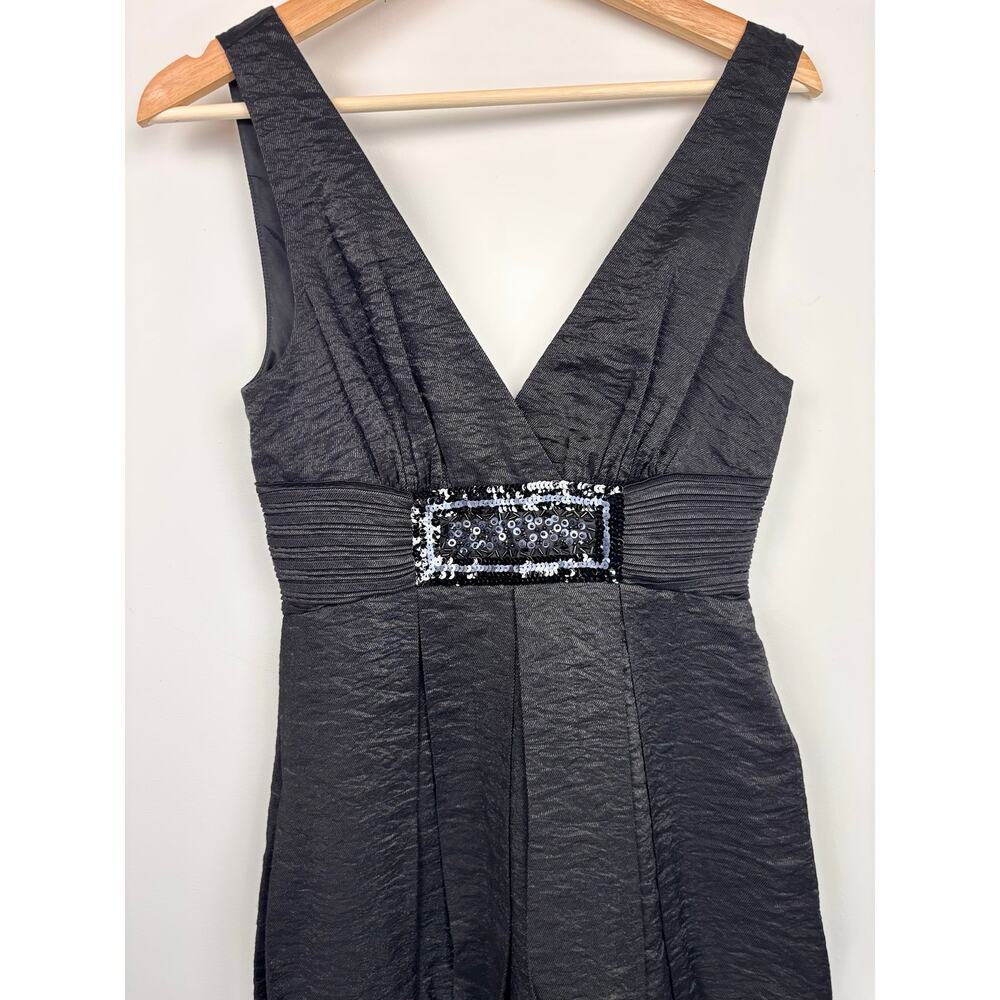 🖤 BCBGMAXAZRIA Sequin Waist Cocktail Dress | 02 | Black